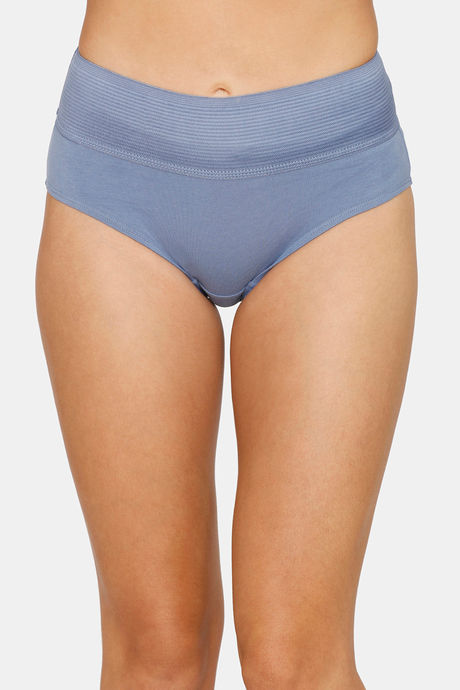 Zivame Anti-Microbial High Rise Full Coverage Tummy Tucker Hipster Panty (Pack of 2) - Multicolor — image 2